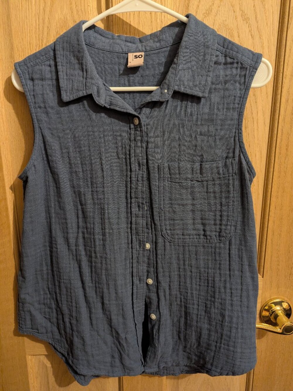 SO small blue top